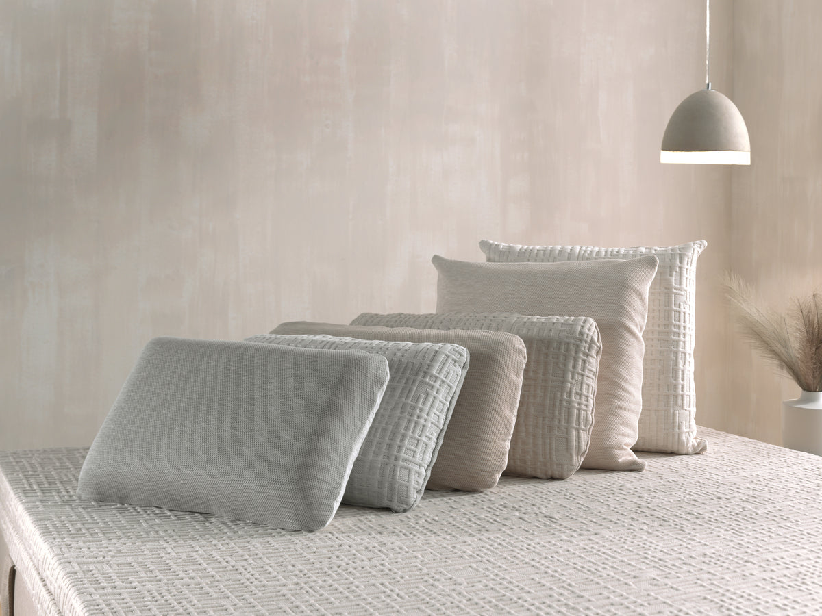 The slaapkop organic latex pillow collection.